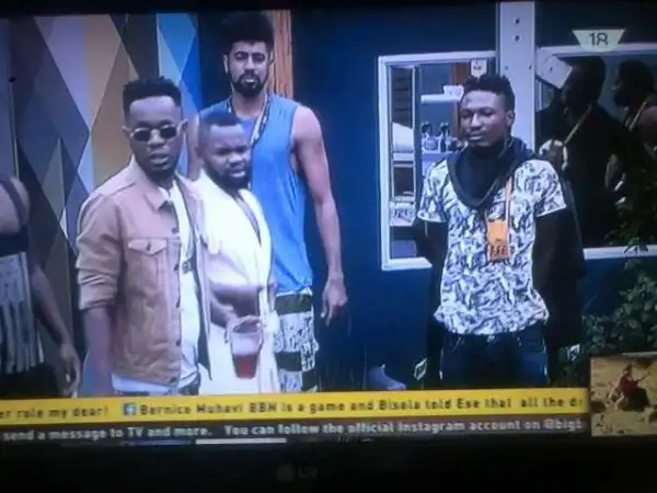 Photos: Patoranking Visits BBNaija Housemates